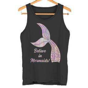 Believe In Mermaids Believe In Mermaids Tank Top - Seseable De