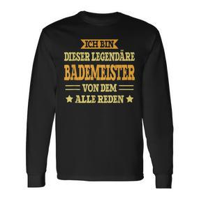 Bademeister Bademeister Profession Langarmshirts - Seseable De
