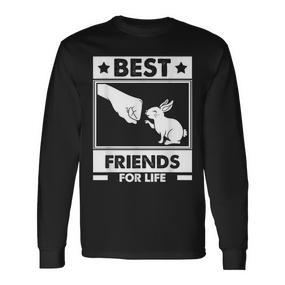 Best Friends For Life Rabbit Friends Rabbit Langarmshirts - Seseable De