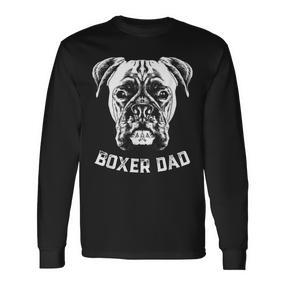 Boxer Dog Dad Dad For Boxer Dog Langarmshirts - Seseable De