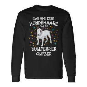 Bull Terrier Glitter Dog Owners Dog Holder Dog Langarmshirts - Seseable De