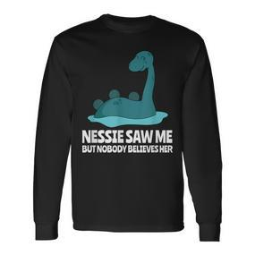 Nessie Monster Von Loch Ness Monster Scotland Langarmshirts - Seseable De