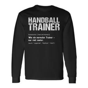 Handball Trainer Handball Trainer Langarmshirts - Seseable De