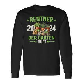 Rentner 2024 Der Garten Ruft Rente 2024 Langarmshirts - Seseable De