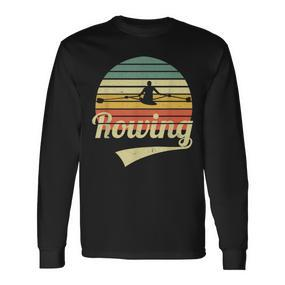 Rowing Rowing Outfit In Vintage Retro Style Vintage Langarmshirts - Seseable De