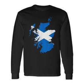 Scotland Scotland Scotland Flag S Langarmshirts - Seseable De