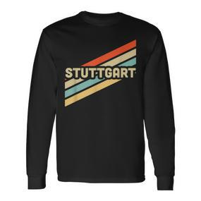 Stuttgart Vintage Retro S Langarmshirts - Seseable De