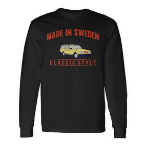 Sweden Car V 240 For Car Lovers Langarmshirts - Seseable De