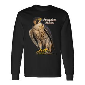 Wanderfalke Bird Watcher Bird Lover Langarmshirts - Seseable De