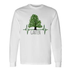 Garden Gardening Gardening Tree Heartbeat Langarmshirts - Seseable De