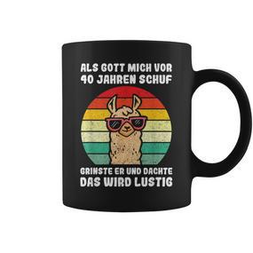 40Th Birthday 40 Jahre Als Gott Mich Vor 40 Jahre Schuf Black Tassen - Seseable De