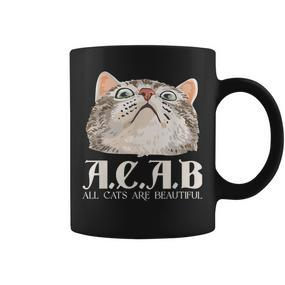 ACAB All Cats Are Beautiful Pets Animals Kitten Cats Tassen - Seseable De