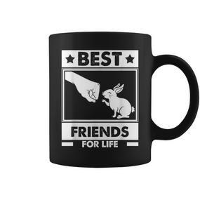 Best Friends For Life Rabbit Friends Rabbit Tassen - Seseable De