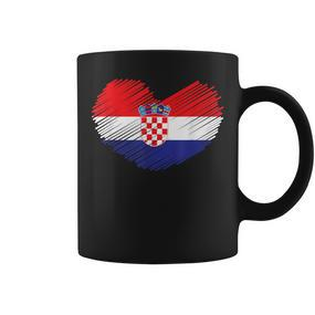 Croatia Flag Hrvatska Land Croate Croatia Tassen - Seseable De
