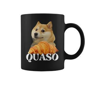 Croissant Quaso Meme Croissant Dog Meme Tassen - Seseable De