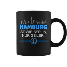 Hamburg Is Like Berline Nur Geiler Skyline Anchor S Tassen - Seseable De