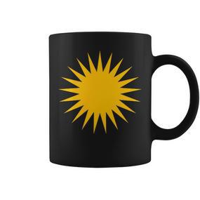 Kurdish Sun Flag Kurd Kurdi Her Biji Kurdistan Heart Tassen - Seseable De