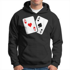 Card Game Spades And Heart As Cards For Skat And Poker Hoodie - Seseable De