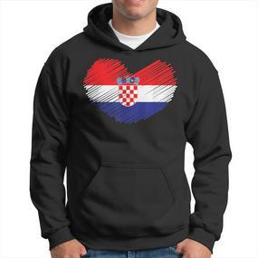 Croatia Flag Hrvatska Land Croate Croatia Hoodie - Seseable De