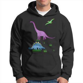 Dinosaur For Children And Adults Brachiosaurus Hoodie - Seseable De