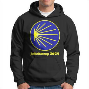 Jakobsweg 2024 Pilgrim Shell Hoodie - Seseable De