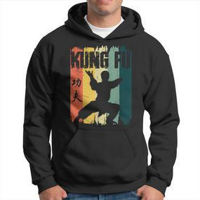 Kung Fu Retro Vintage Sunset Chinese Martial Arts Hoodie - Seseable De