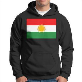 Kurdish Flag Kurdin Motif Rojava Pumpdistan Colours Hoodie - Seseable De