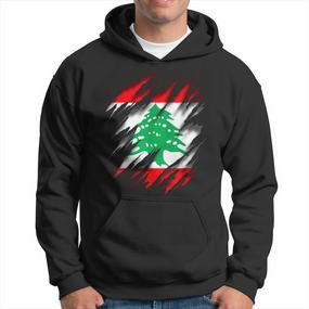 Lebanese Flag S Hoodie - Seseable De