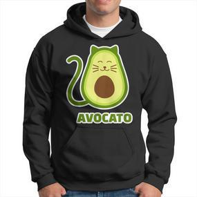 Lustiges Avocato-Katzen Hoodie, Geschenkidee für Katzenliebhaber - Seseable De