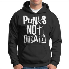 Punk Not Dead Vintage Grunge Punk Is Not Dead Rock Hoodie - Seseable De