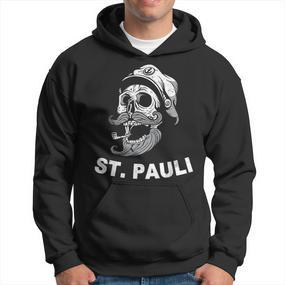 Saint Pauli Sailor Sailor Skull Hamburg Hoodie - Seseable De