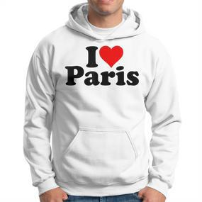 I Love Heart Paris France Hoodie - Seseable De