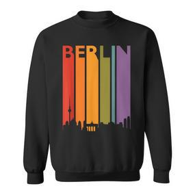 Berlin Skyline Retro Souvenir Vintage Berlin Sweatshirt - Seseable De