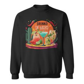Cinco De Drinko Margarita Lustiges Mexikanisches Fest Cinco De Mayo Sweatshirt - Seseable De