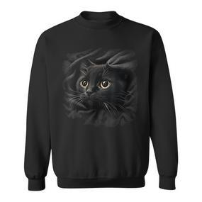 Cute Cat Cat Sweatshirt - Seseable De