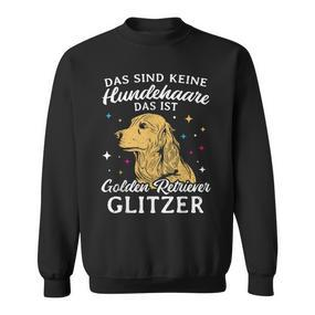 Golden Retriever Glitter Dog Holder Dog Owners Sweatshirt - Seseable De