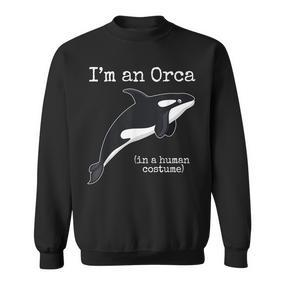 Orca Killer Whale Costume Ich Bin Ein Orca People Costume Sweatshirt - Seseable De