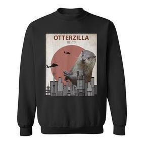 Otterzilla Otter Sweet For Otter Lovers Sweatshirt - Seseable De