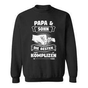 Papa Sohn Die Beste Komplizen Black S Sweatshirt - Seseable De