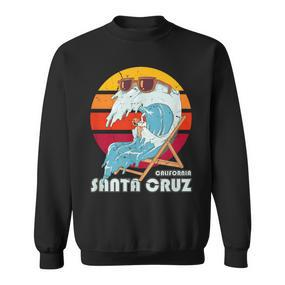 Santa Cruz California Vintage Retro S Sweatshirt - Seseable De