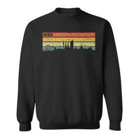 Vienna Vintage Skyline Retro City Austria Austria Sweatshirt - Seseable De