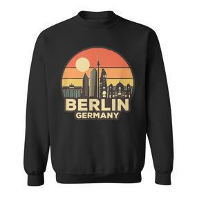 Vintage Skyline Berlin Sweatshirt - Seseable De