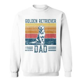 Golden Dad Vintage Golden Retriever Dad Sweatshirt - Seseable De
