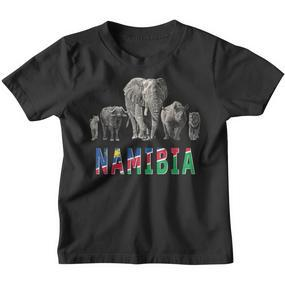 Big 5 Wildlife For Namibia Safari Kinder Tshirt - Seseable De