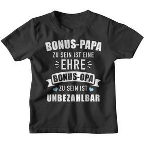 Bonus Papa Zu Sein Ist Eine Ehre Bonus Opa Ist Unzahlbar German Language Kinder Tshirt - Seseable De