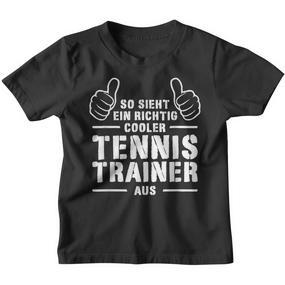 Cool Tennis Trainer Coach Best Tennis Trainer Kinder Tshirt - Seseable De