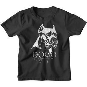 Dogo Argentino Dog Portrait Dog Kinder Tshirt - Seseable De
