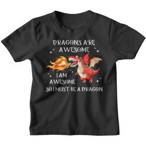 Drachen Sind Großartig Ich Bin Ein Drache-Geschenke Für Kinder Tshirt - Seseable De