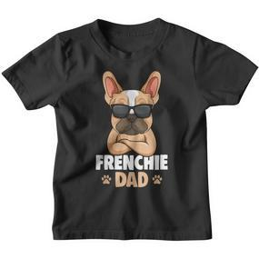 Frenchie Dad French Bulldog Dad Kinder Tshirt - Seseable De