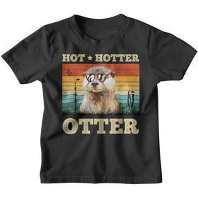 Hot Hotter Otter Sea Otter Otterlove Kinder Tshirt - Seseable De